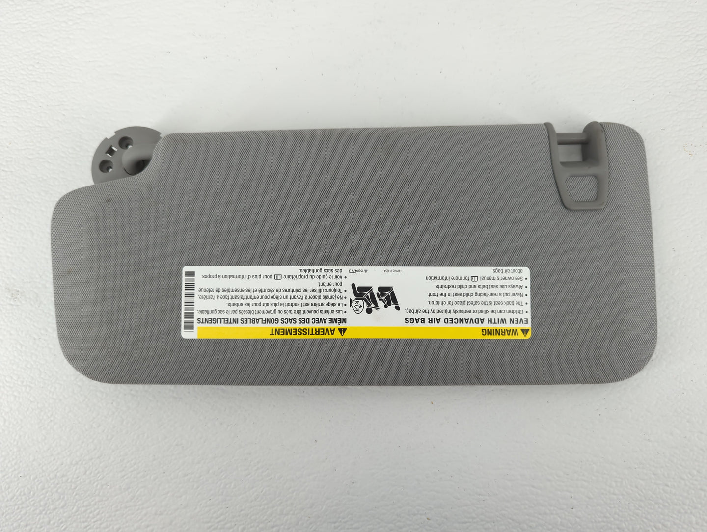 2013-2016 Chevrolet Malibu Sun Visor Shade Replacement Driver Left Mirror Fits Fits 2013 2014 2015 2016 OEM Used Auto Parts 