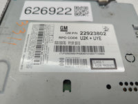 2013 Chevrolet Malibu Radio AM FM Cd Player Receiver Replacement P/N:22923802 Fits OEM Used Auto Parts - Oemusedautoparts1.c