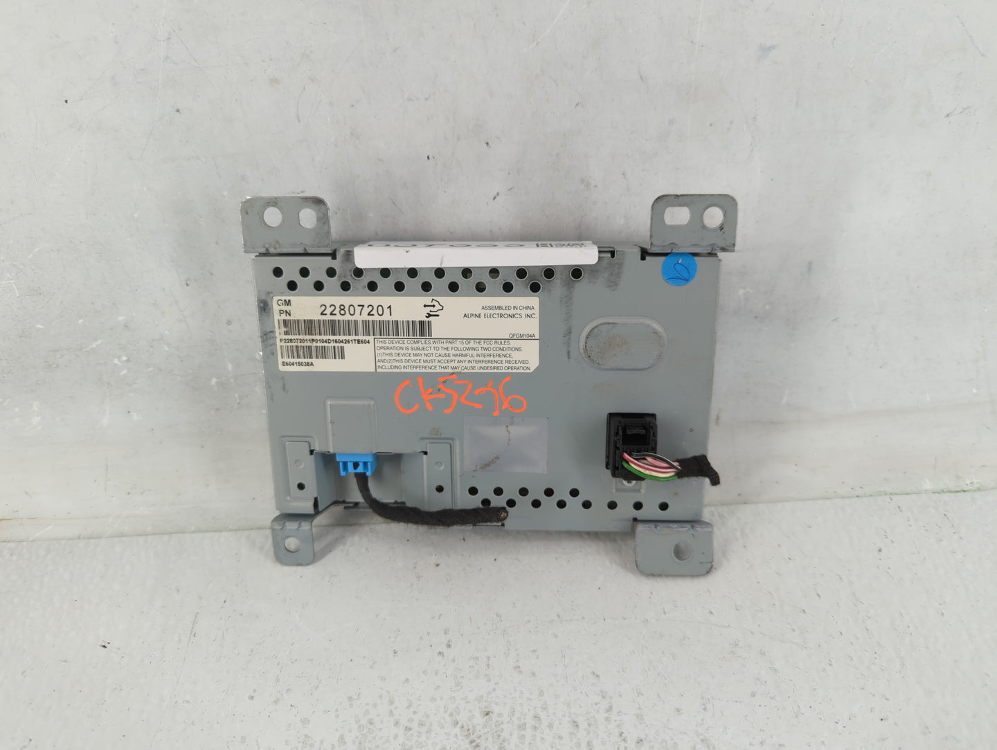 2013-2016 Chevrolet Malibu Information Display Screen 637638 - Oemusedautoparts1.com