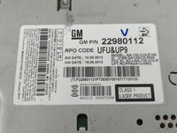 2013 Chevrolet Malibu Radio AM FM Cd Player Receiver Replacement P/N:22980112 GA-130-COLR-NS, CQ-FG72E9GDA, ACJ-GA-130-COLR 