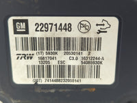 2013-2016 Chevrolet Malibu ABS Pump Control Module Replacement P/N:22971448 Fits Fits 2012 2013 2014 2015 2016 OEM Used Auto