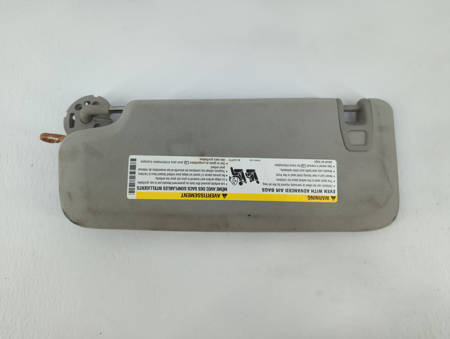 2013-2016 Chevrolet Malibu Sun Visor Shade Replacement Passenger Right Mirror Fits Fits 2013 2014 2015 2016 OEM Used Auto Pa