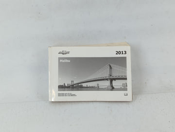 2013 Chevrolet Malibu Owners Manual Book Guide P/N:22941188 C OEM Used Auto Parts - Oemusedautoparts1.com