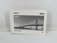 2013 Chevrolet Malibu Owners Manual Book Guide P/N:22941188 B OEM Used Auto Parts - Oemusedautoparts1.com
