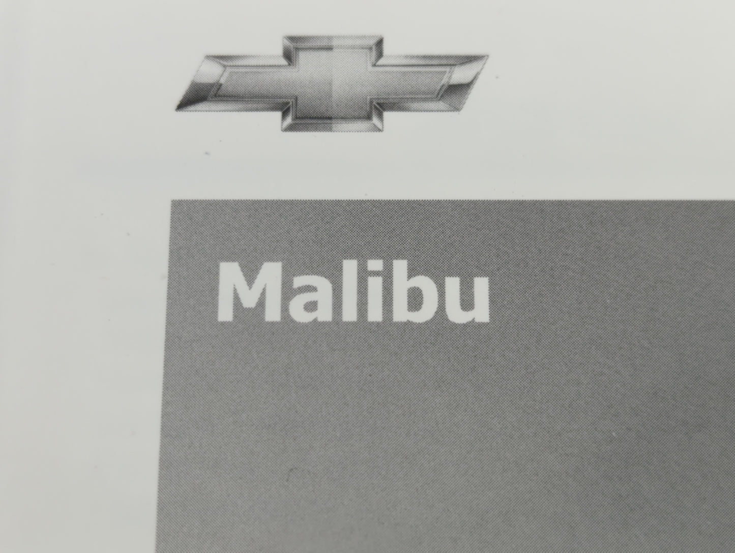 2013 Chevrolet Malibu Owners Manual Book Guide P/N:22941188 B OEM Used Auto Parts - Oemusedautoparts1.com