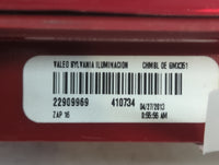 2013 Chevrolet Malibu Third Brake Light Tail Light P/N:22909969 Fits OEM Used Auto Parts - Oemusedautoparts1.com