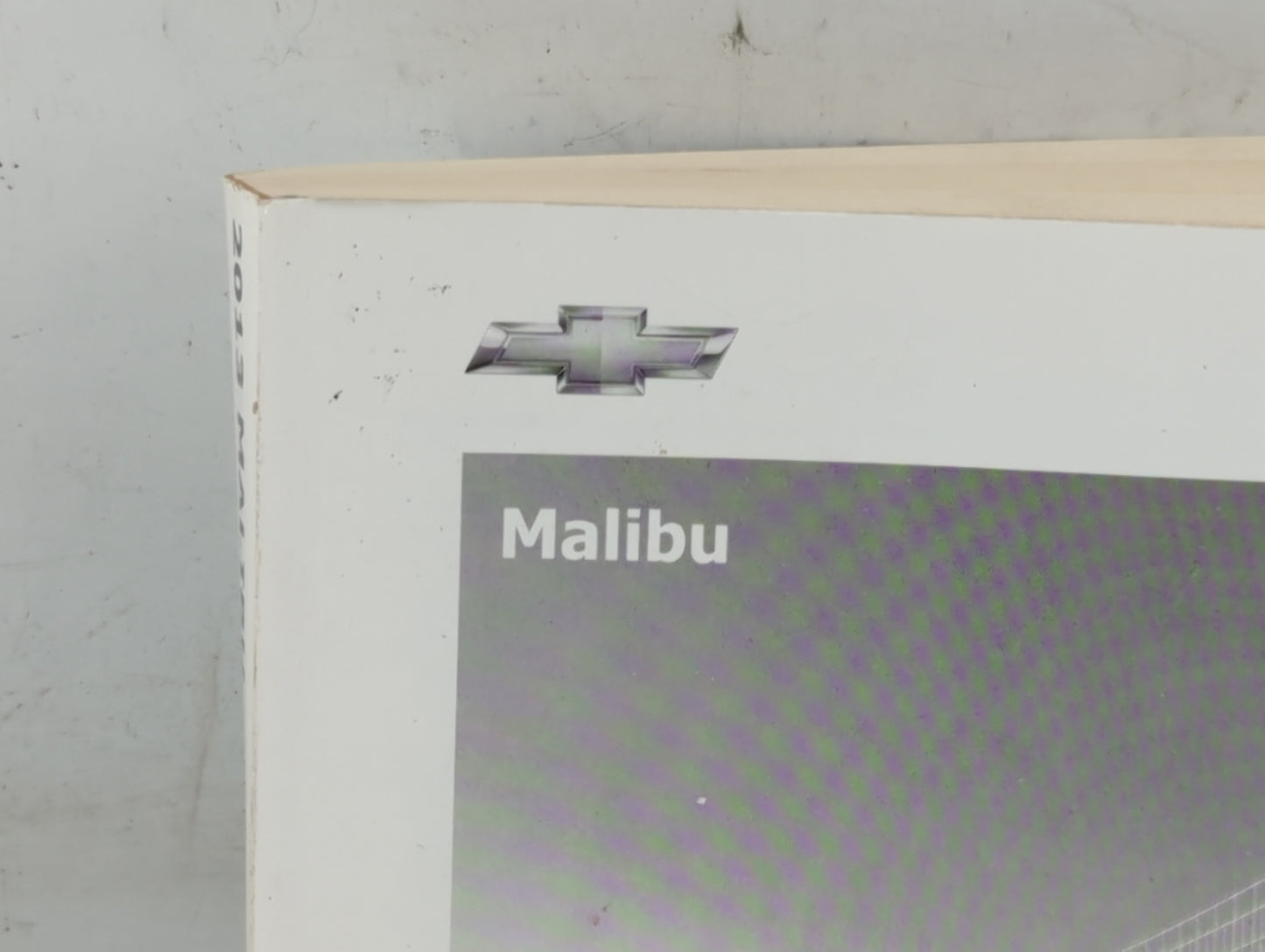2013 Chevrolet Malibu Owners Manual Book Guide P/N:22941188 B OEM Used Auto Parts - Oemusedautoparts1.com