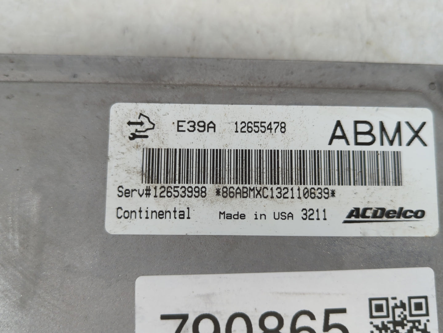 2013-2016 Chevrolet Malibu PCM Engine Control Computer ECU ECM PCU OEM P/N:12655478 Fits Fits 2013 2014 2015 2016 OEM Used A