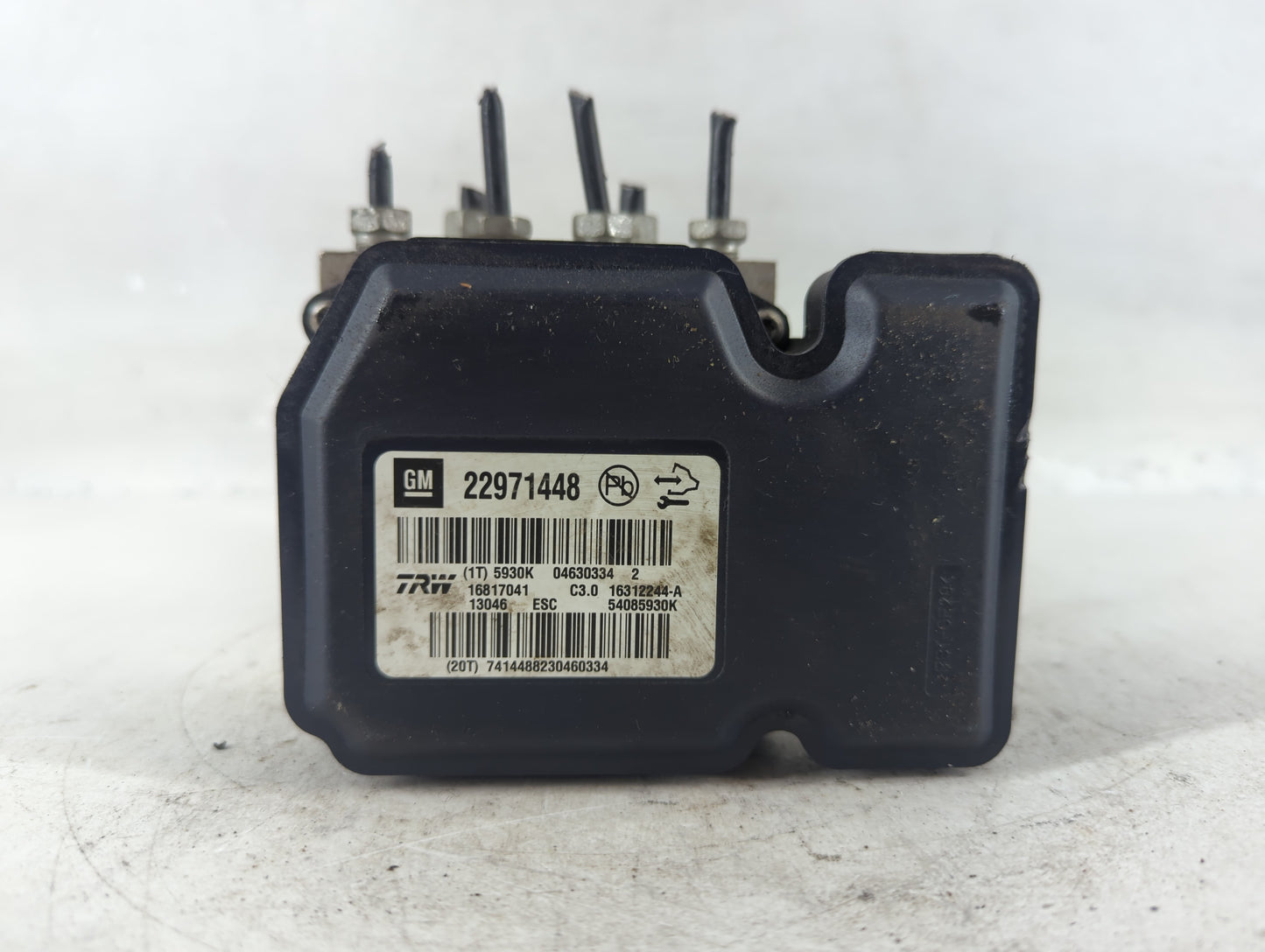 2013-2016 Chevrolet Malibu ABS Pump Control Module Replacement P/N:22971448 Fits Fits 2012 2013 2014 2015 2016 OEM Used Auto