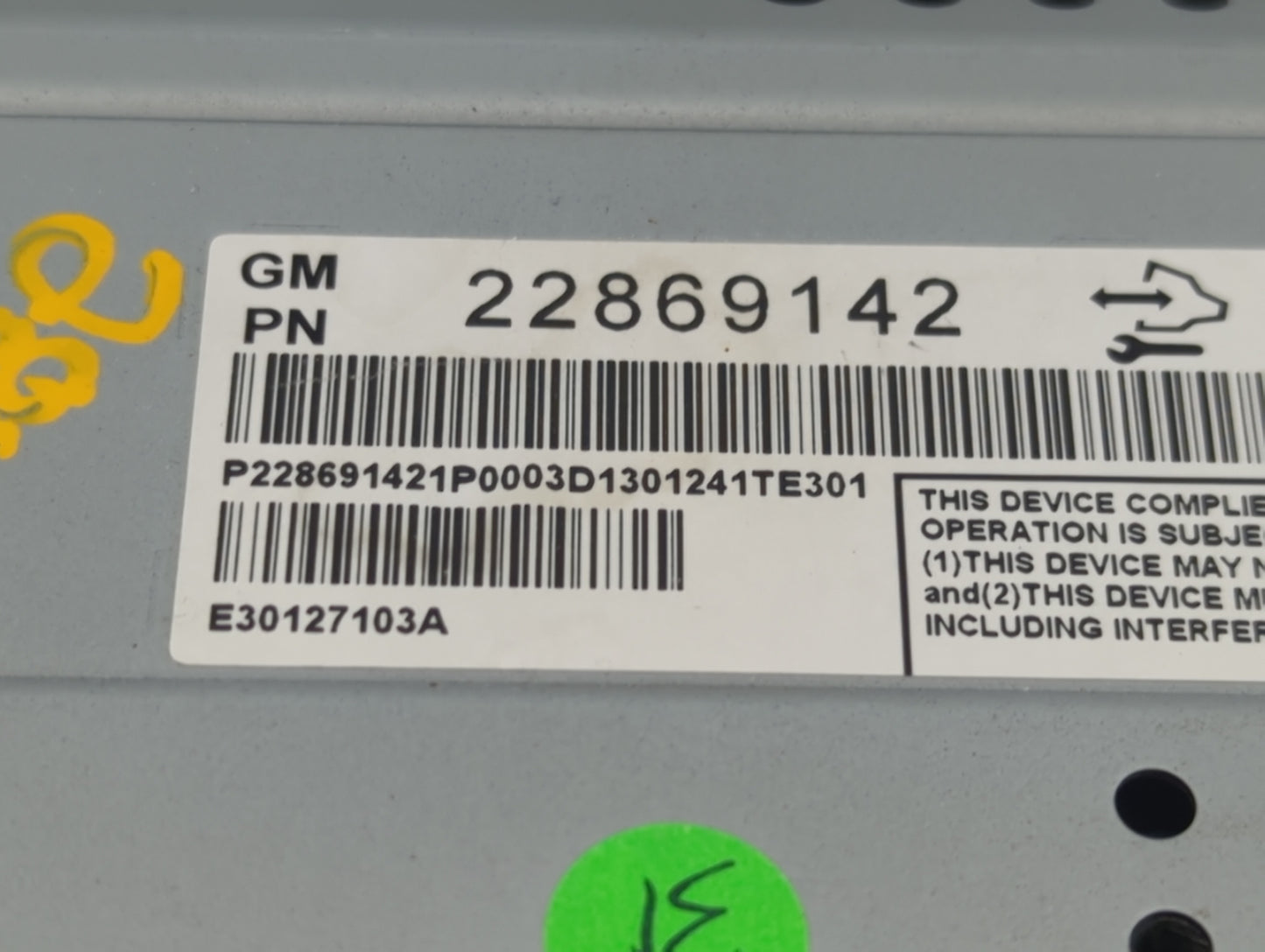 2013-2016 Chevrolet Malibu Information Display Screen - Oemusedautoparts1.com
