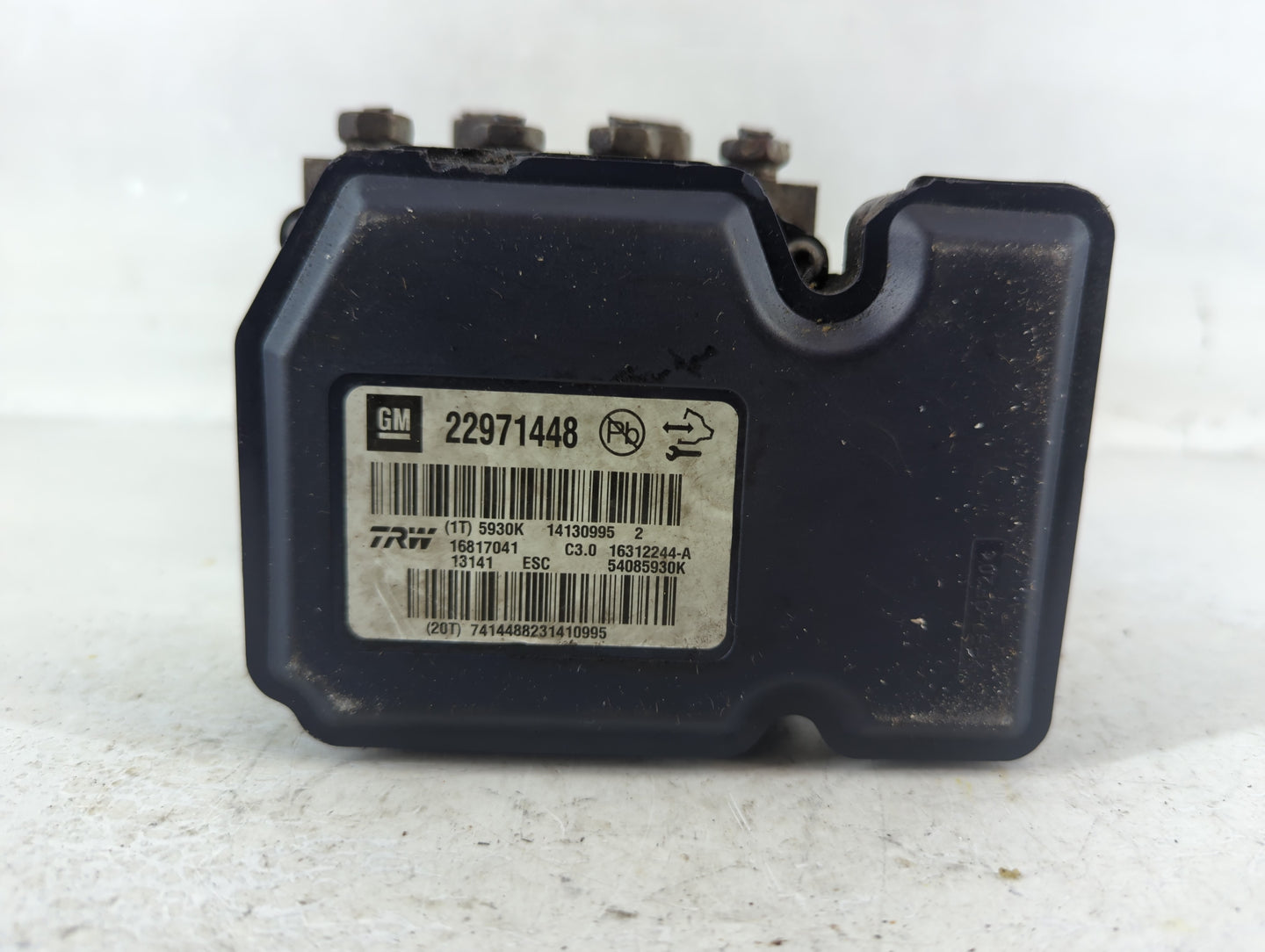 2013-2016 Chevrolet Malibu ABS Pump Control Module Replacement P/N:22971448 Fits Fits 2012 2013 2014 2015 2016 OEM Used Auto