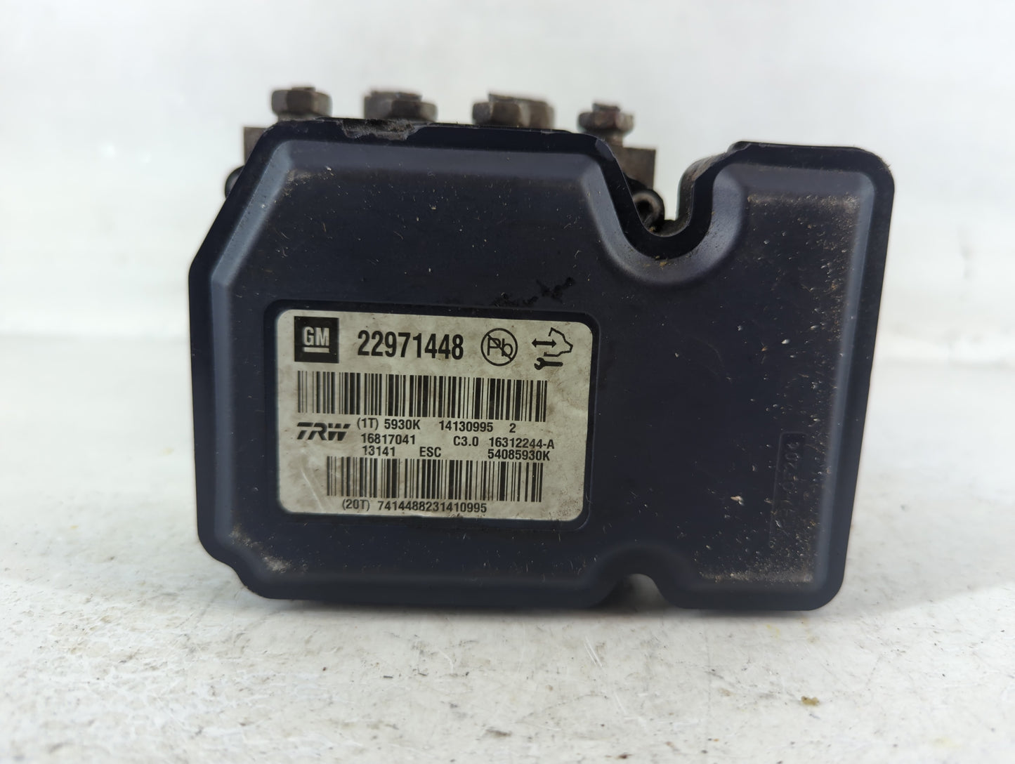 2013-2016 Chevrolet Malibu ABS Pump Control Module Replacement P/N:22971448 Fits Fits 2012 2013 2014 2015 2016 OEM Used Auto