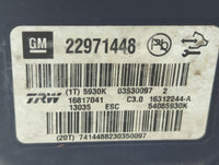 2013-2016 Chevrolet Malibu ABS Pump Control Module Replacement P/N:22971448 Fits Fits 2012 2013 2014 2015 2016 OEM Used Auto