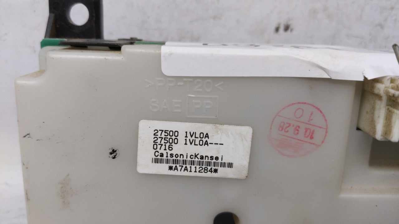 2013 Chevrolet Malibu Climate Control Module Temperature AC/Heater Replacement P/N:27500 1VL0A Fits OEM Used Auto Parts - Oe