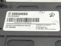 2010-2014 Chevrolet Silverado Radio AM FM Cd Player Receiver Replacement P/N:20934593 28256335 Fits OEM Used Auto Parts - Oe