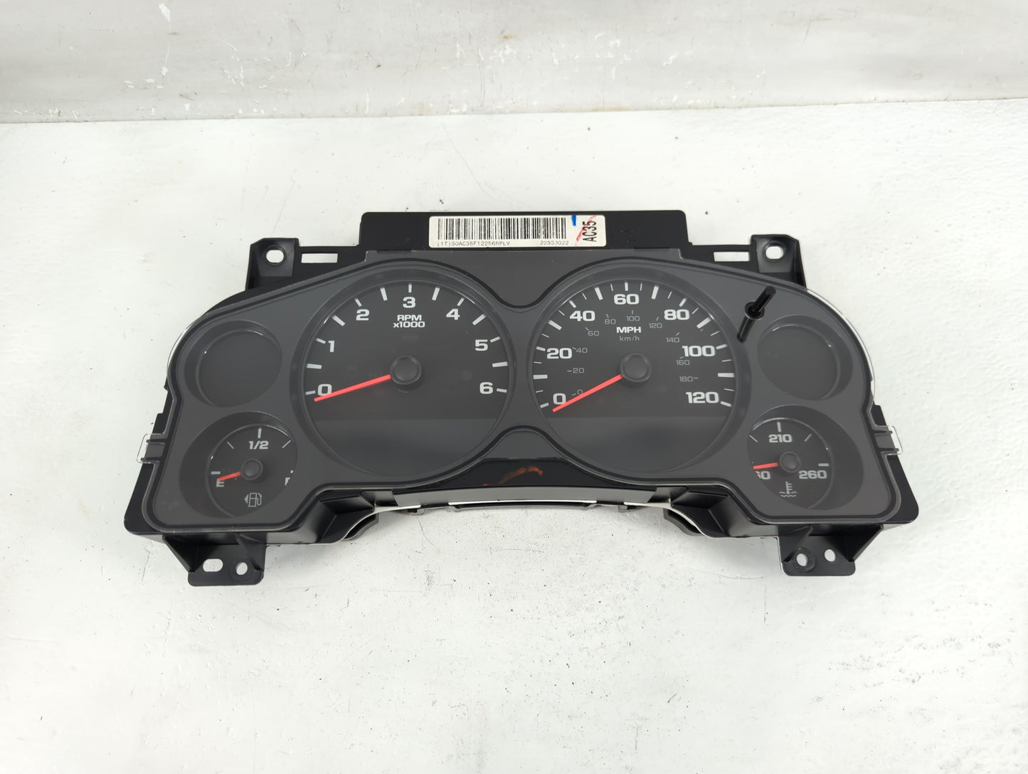2013 Chevrolet Silverado 1500 Instrument Cluster Speedometer Gauges P/N:28330572 Fits OEM Used Auto Parts - Oemusedautoparts