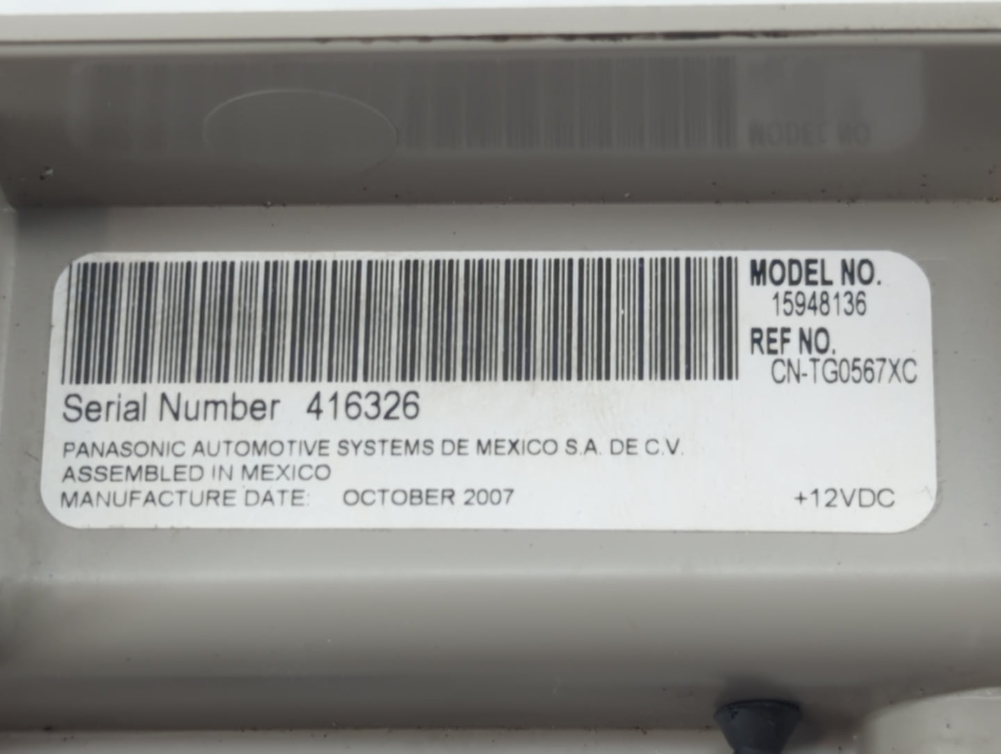 2007-2013 Chevrolet Silverado 1500 Information Display Screen - Oemusedautoparts1.com