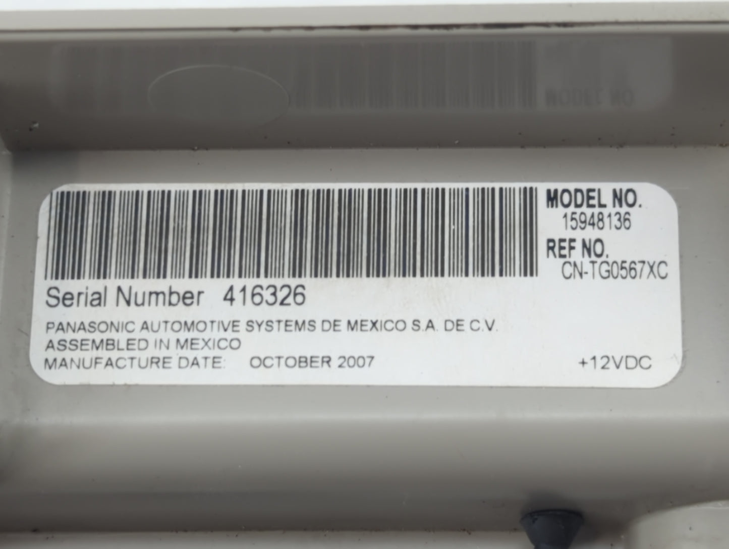 2007-2013 Chevrolet Silverado 1500 Information Display Screen - Oemusedautoparts1.com
