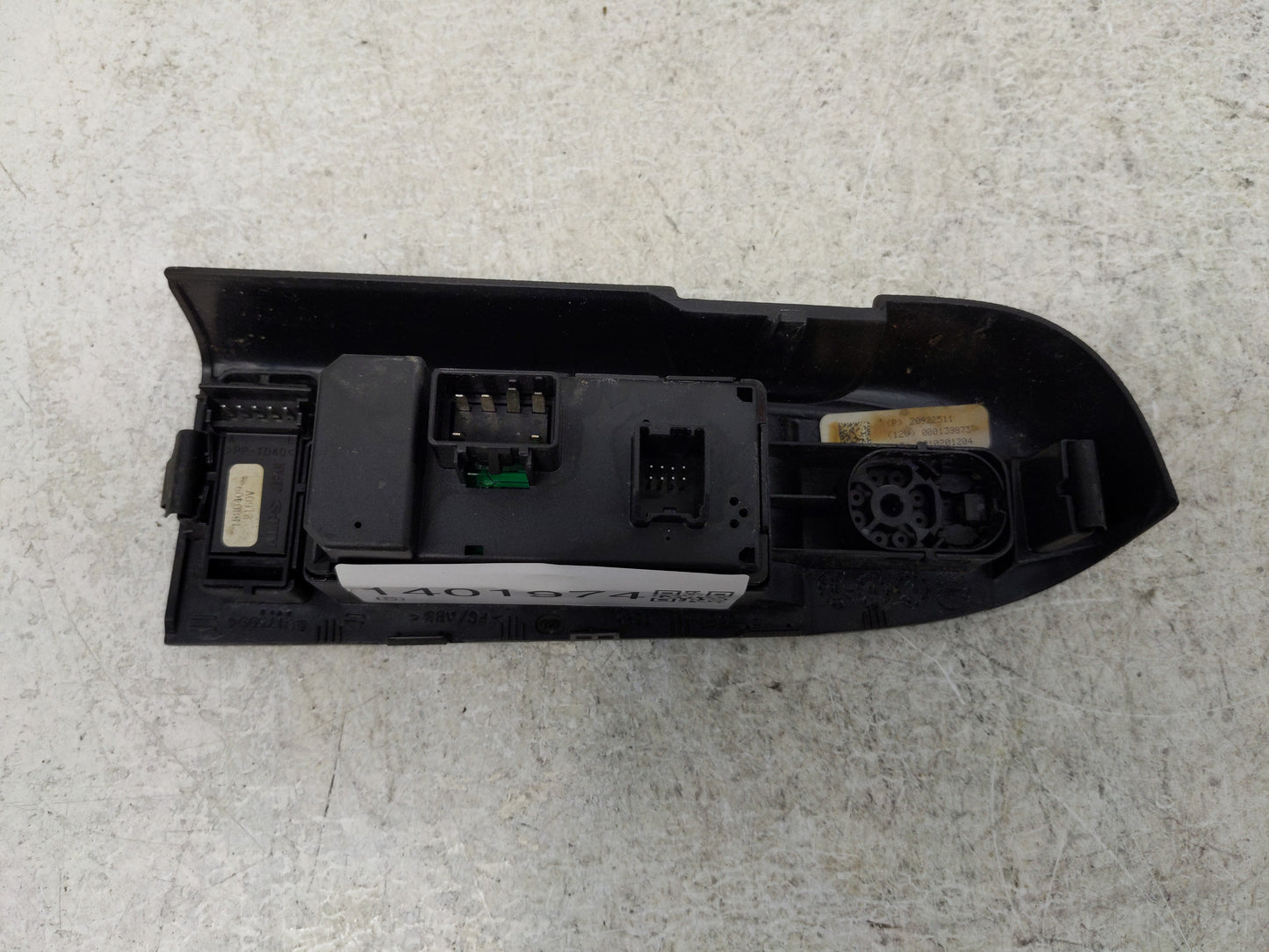 2013 Chevrolet Silverado 1500 Master Power Window Switch Replacement Driver Side Left P/N:20922511 Fits OEM Used Auto Parts 