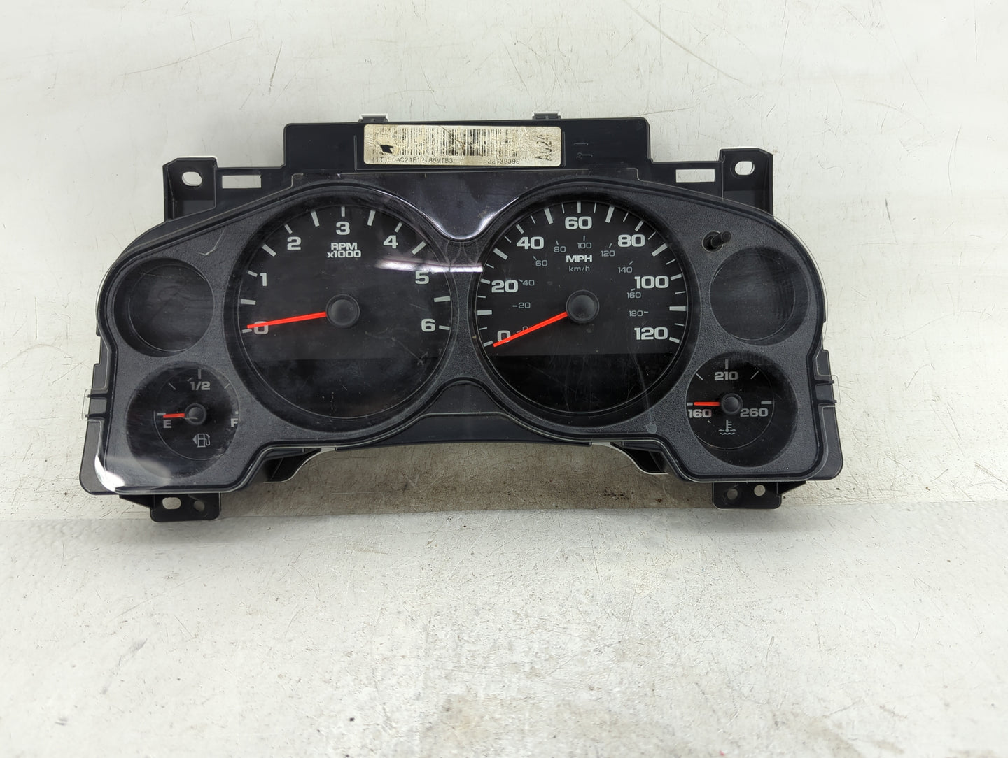 2011-2013 Chevrolet Silverado 1500 Instrument Cluster Speedometer Gauges P/N:28330573 Fits Fits 2011 2012 2013 OEM Used Auto