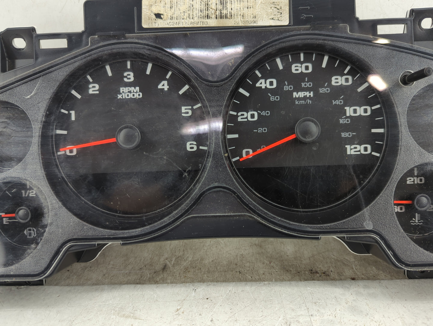 2011-2013 Chevrolet Silverado 1500 Instrument Cluster Speedometer Gauges P/N:28330573 Fits Fits 2011 2012 2013 OEM Used Auto