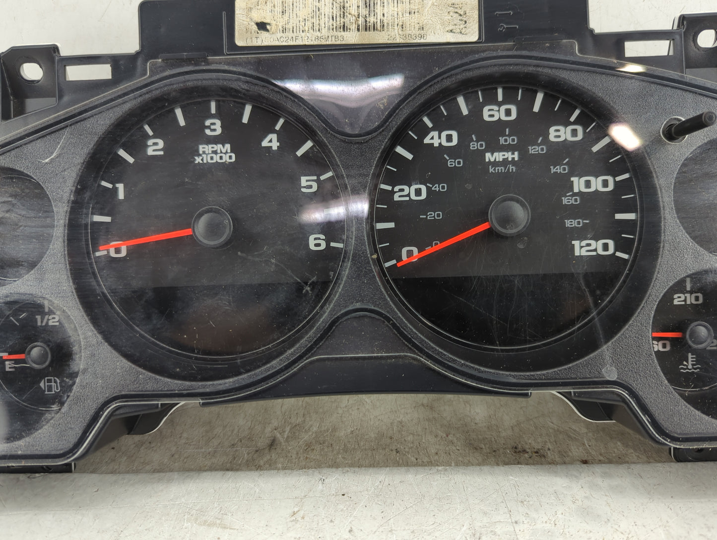 2011-2013 Chevrolet Silverado 1500 Instrument Cluster Speedometer Gauges P/N:28330573 Fits Fits 2011 2012 2013 OEM Used Auto