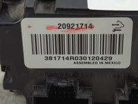 2012-2013 Chevrolet Silverado 1500 Climate Control Module Temperature AC/Heater Replacement P/N:20921714 381714R030120429 Fi