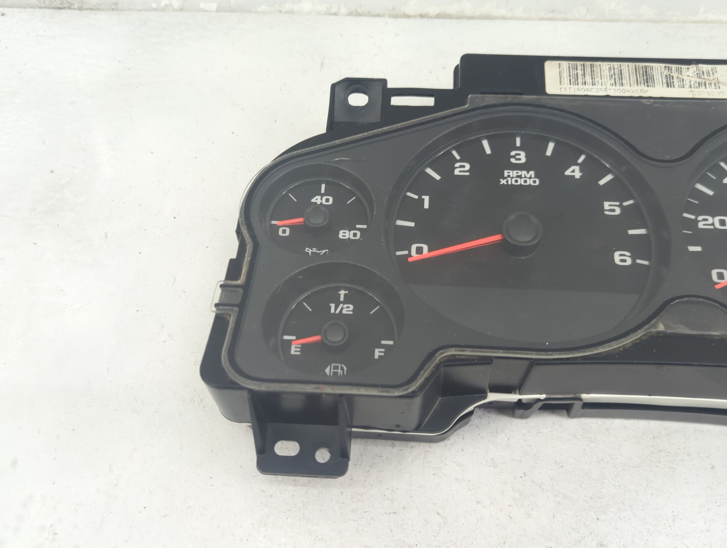 2009-2013 Chevrolet Silverado 1500 Instrument Cluster Speedometer Gauges P/N:6031615 330570013003 Fits OEM Used Auto Parts -
