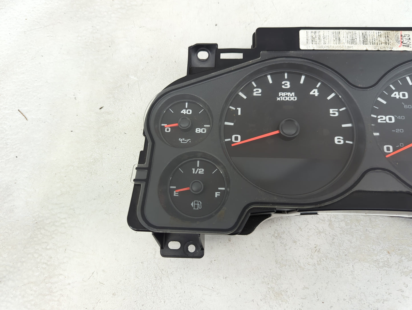 2009-2013 Chevrolet Silverado 1500 Instrument Cluster Speedometer Gauges P/N:28330570 330570023036R7BW Miles:50K Fits OEM Us