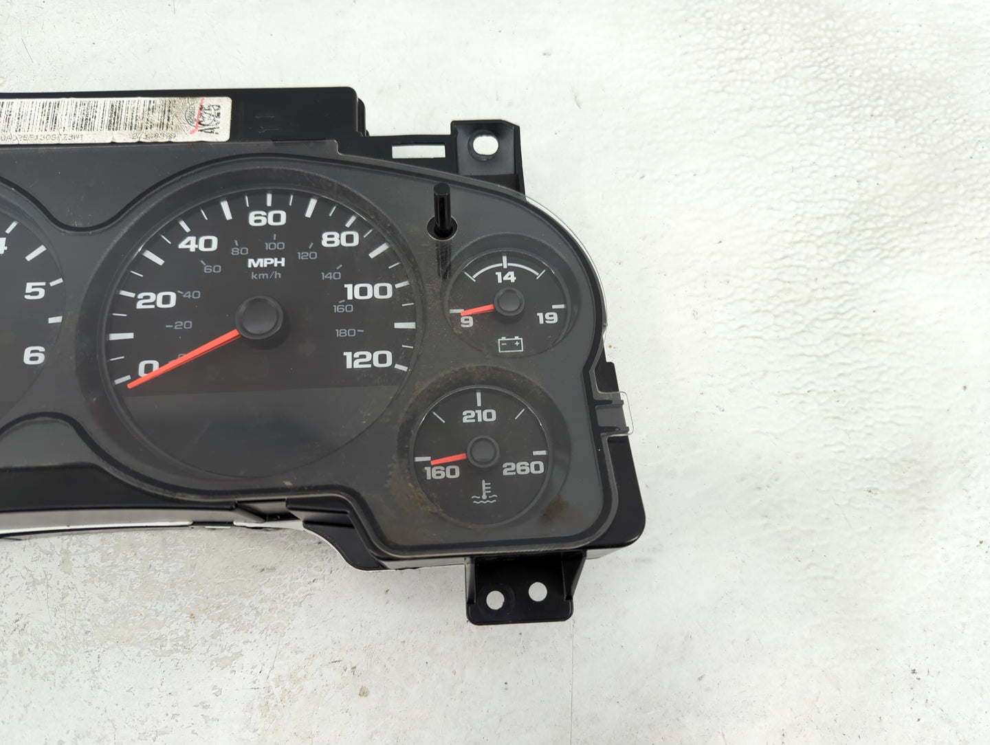 2009-2013 Chevrolet Silverado 1500 Instrument Cluster Speedometer Gauges P/N:28330570 330570023036R7BW Miles:50K Fits OEM Us