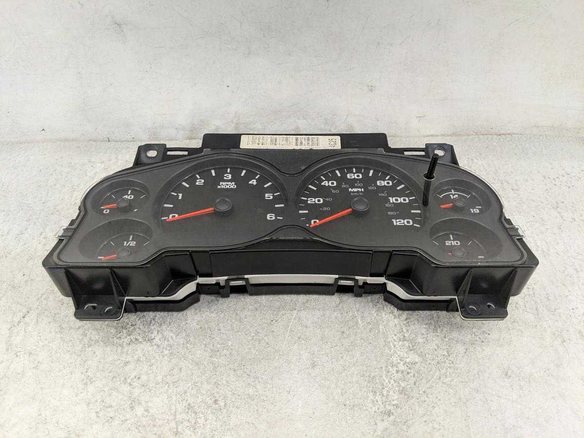 2008-2013 Chevrolet Silverado 1500 Instrument Cluster Speedometer Gauges P/N:22836399 28330570 Miles: Fits OEM Used Auto Par