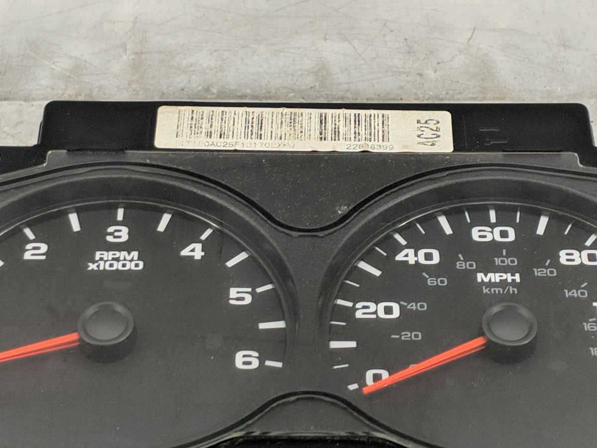 2008-2013 Chevrolet Silverado 1500 Instrument Cluster Speedometer Gauges P/N:22836399 28330570 Miles: Fits OEM Used Auto Par