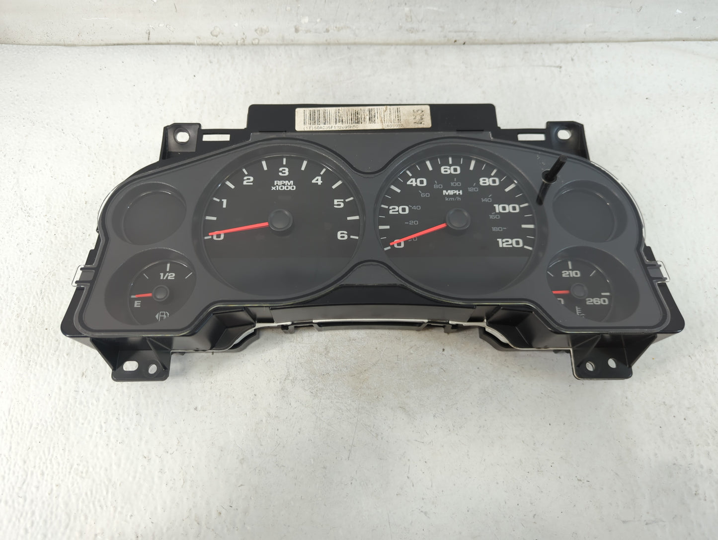 2013 Chevrolet Silverado 1500 Instrument Cluster Speedometer Gauges P/N:6031615 28330572 Fits OEM Used Auto Parts - Oemuseda