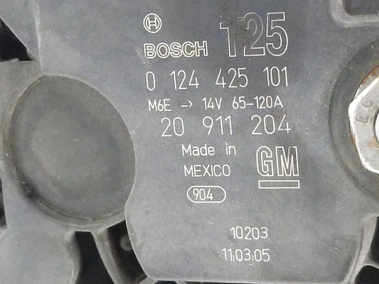 2007-2014 Chevrolet Silverado 2500 Alternator Replacement Generator Charging Assembly Engine OEM P/N:0 124 425 101 Fits OEM Used Auto Parts