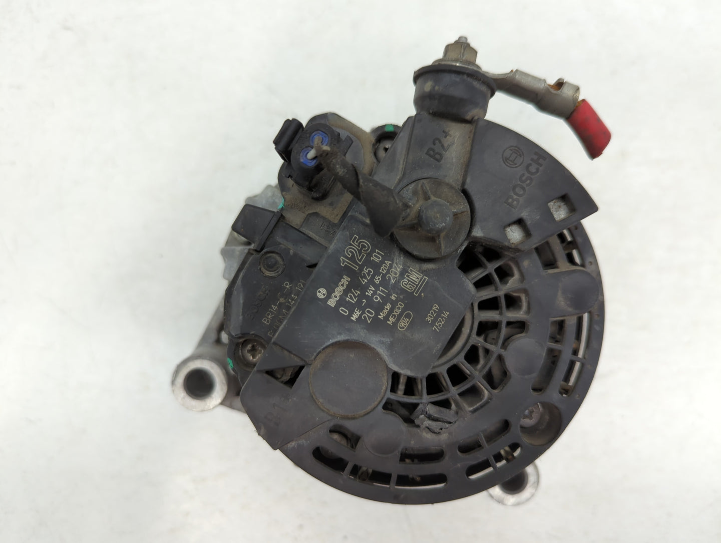 2007-2014 Chevrolet Silverado 2500 Alternator Replacement Generator Charging Assembly Engine OEM P/N:0 124 425 101 Fits OEM 