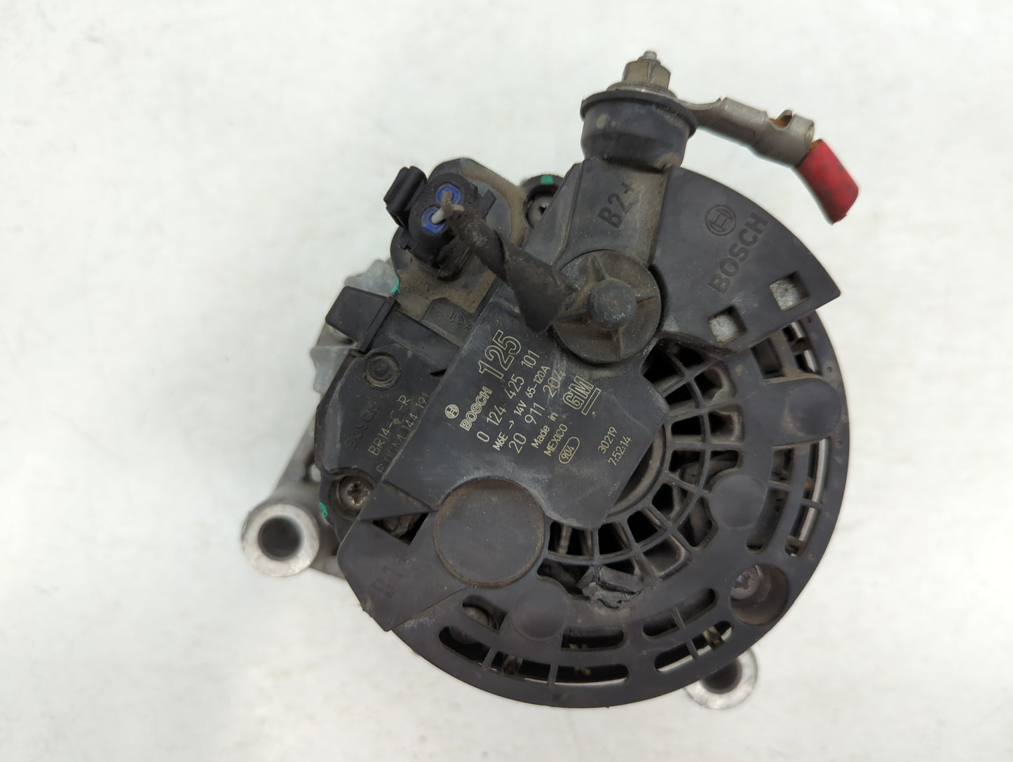 2007-2014 Chevrolet Silverado 2500 Alternator Replacement Generator Charging Assembly Engine OEM P/N:0 124 425 101 Fits OEM 