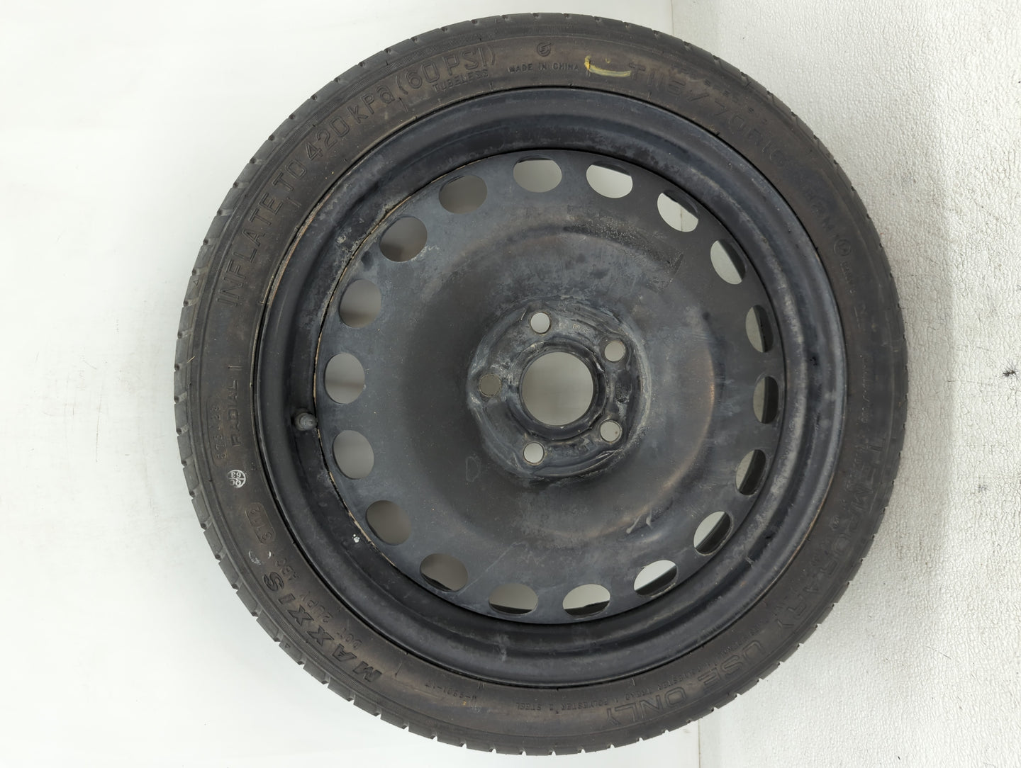 2012-2020 Chevrolet Sonic Spare Donut Tire Wheel Rim Oem - Oemusedautoparts1.com