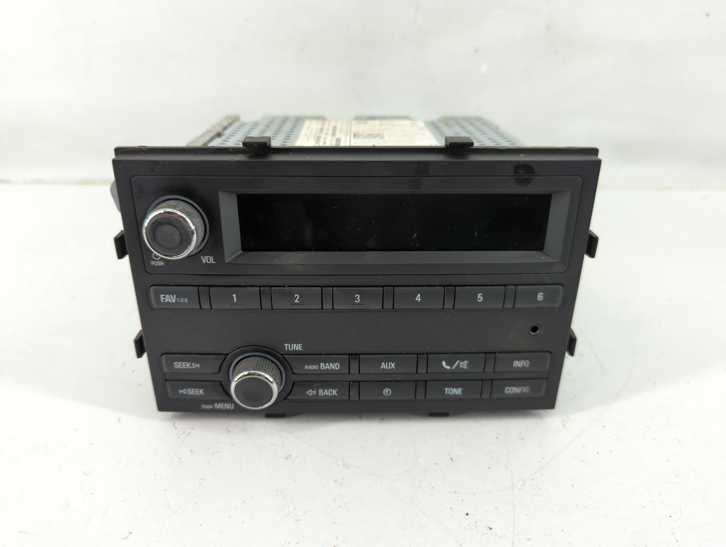 2013 Chevrolet Sonic Radio AM FM Cd Player Receiver Replacement P/N:95315709 Fits OEM Used Auto Parts - Oemusedautoparts1.co