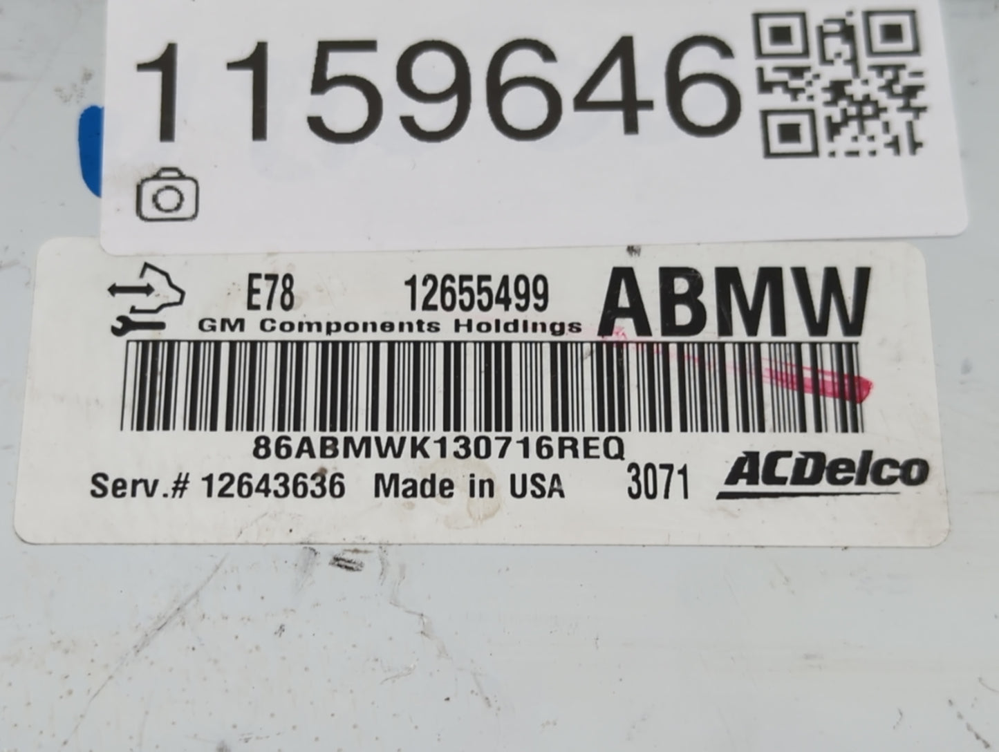 2012-2016 Chevrolet Sonic PCM Engine Control Computer ECU ECM PCU OEM P/N:12655499 Fits Fits 2011 2012 2013 2014 2015 2016 O