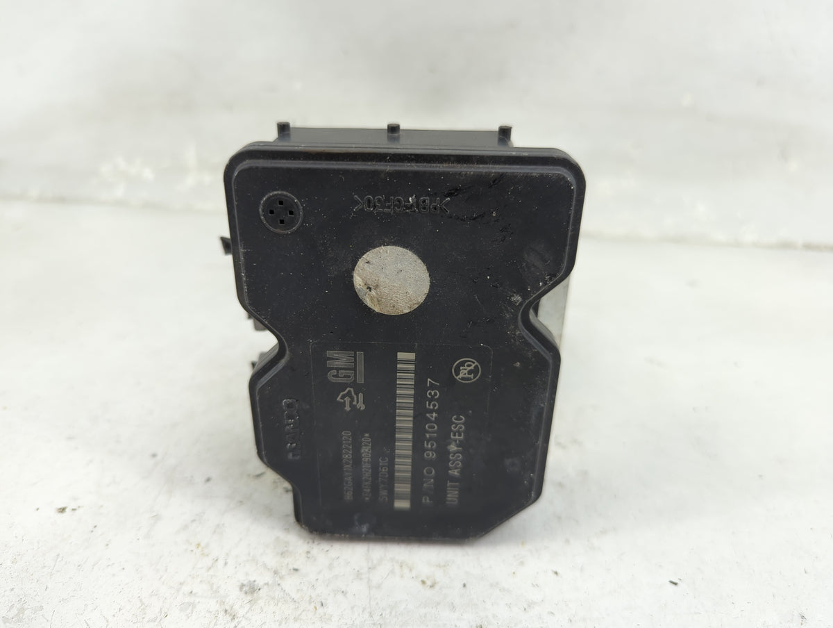 2012-2013 Chevrolet Sonic Anti-Lock Brake ABS Pump Module Actuator OEM P/N:95104537 Fits Fits 2012 2013 OEM Used Auto Parts 
