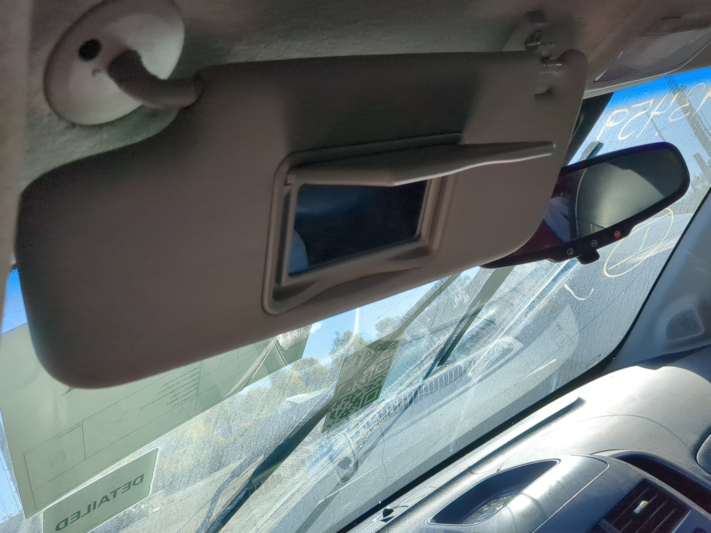 2012-2019 Chevrolet Sonic Sun Visor Shade Replacement Driver Left Mirror Fits Fits 2012 2013 2014 2015 2016 2017 2018 2019 O