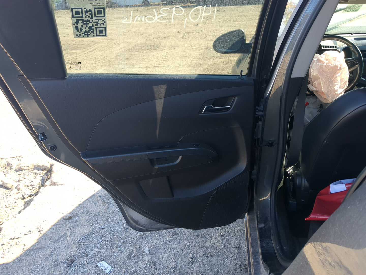 2012-2014 Chevrolet Sonic Driver Rear Door Oem - Oemusedautoparts1.com