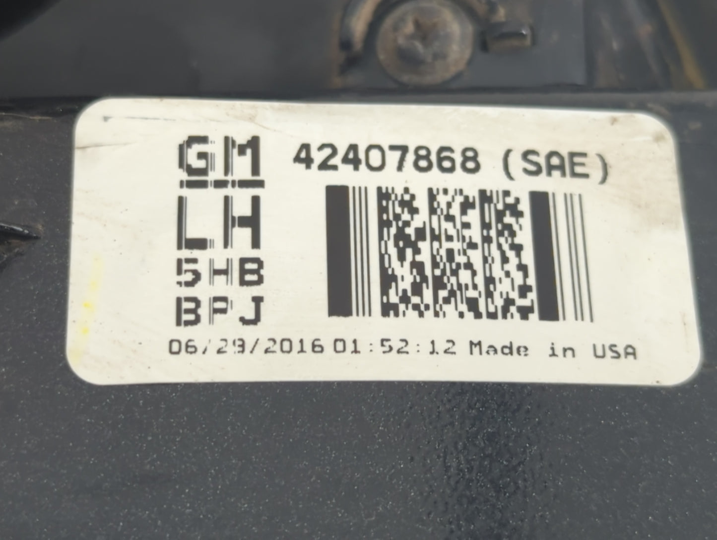 2012-2016 Chevrolet Sonic Tail Light Assembly Driver Left OEM P/N:42407868 Fits Fits 2012 2013 2014 2015 2016 OEM Used Auto 