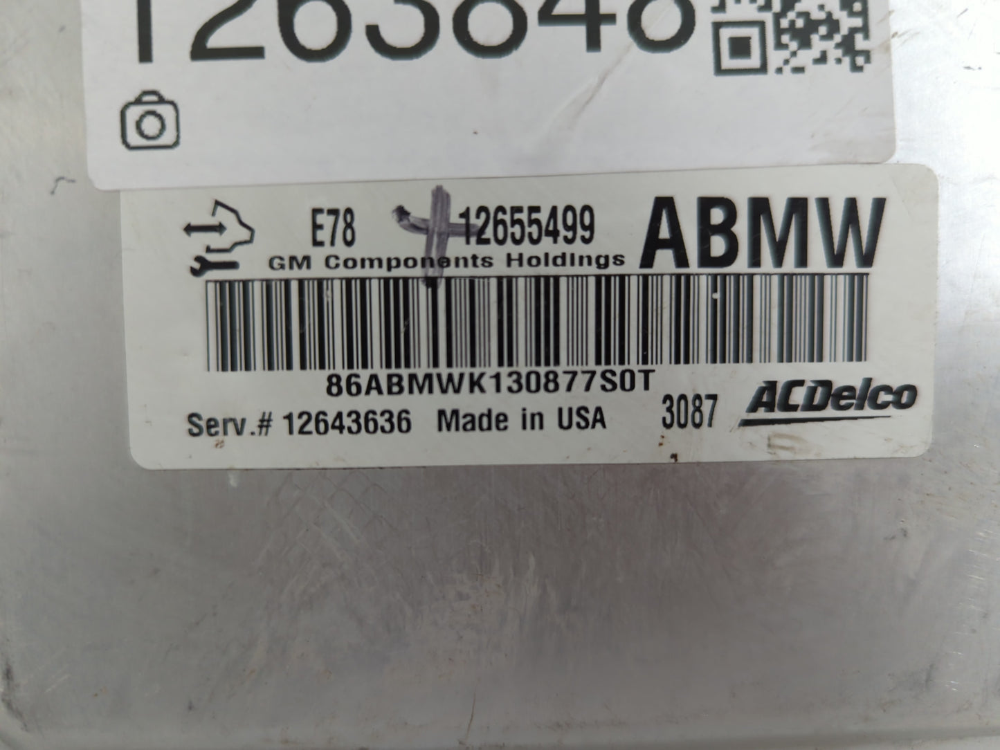 2013 Chevrolet Sonic PCM Engine Control Computer ECU ECM PCU OEM P/N:12655499 Fits OEM Used Auto Parts - Oemusedautoparts1.c