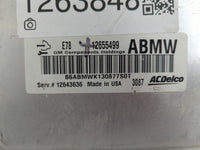 2013 Chevrolet Sonic PCM Engine Control Computer ECU ECM PCU OEM P/N:12655499 Fits OEM Used Auto Parts - Oemusedautoparts1.c