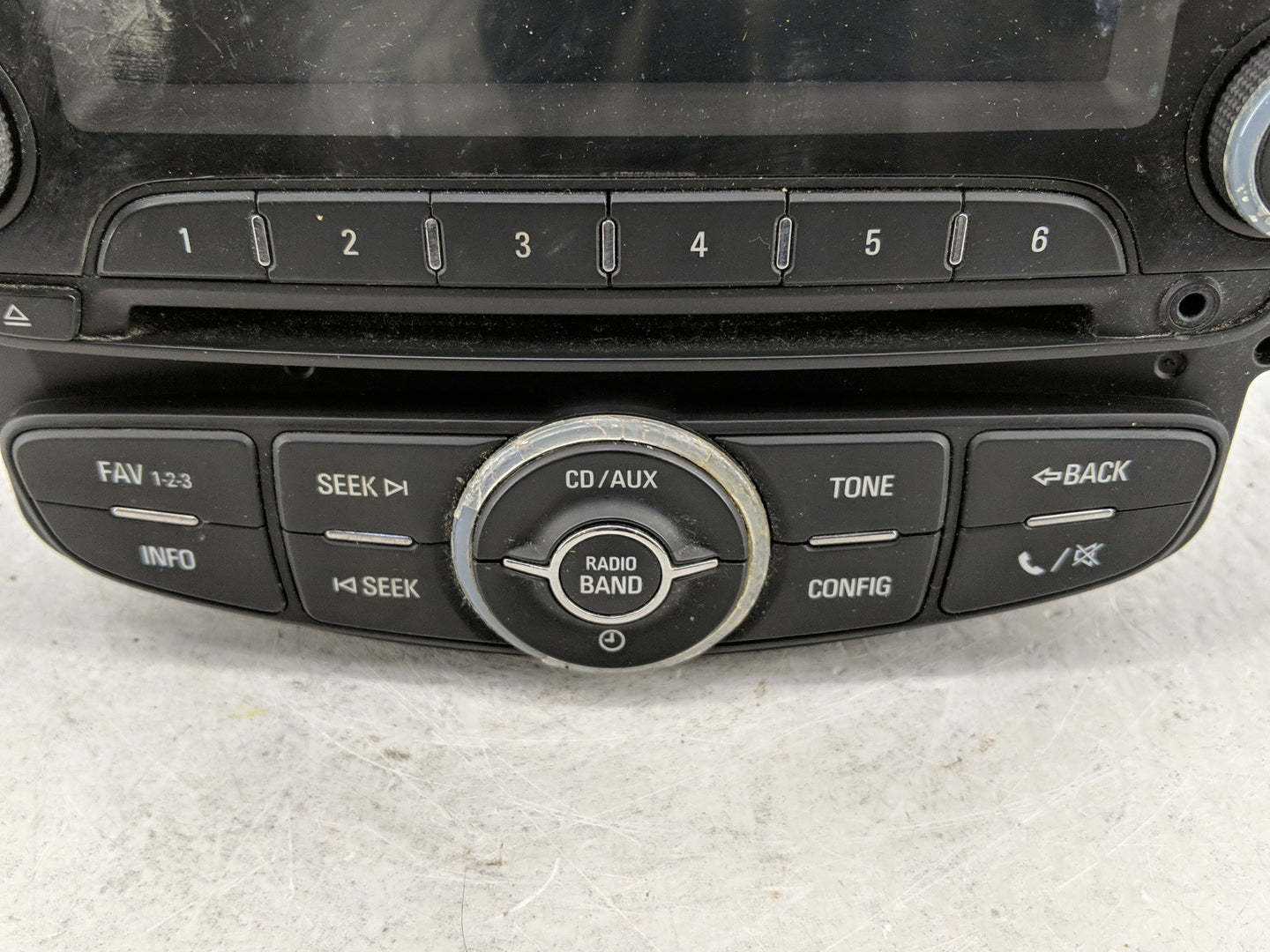 2013 Chevrolet Sonic Radio AM FM Cd Player Receiver Replacement P/N:95242290 Fits OEM Used Auto Parts - Oemusedautoparts1.co