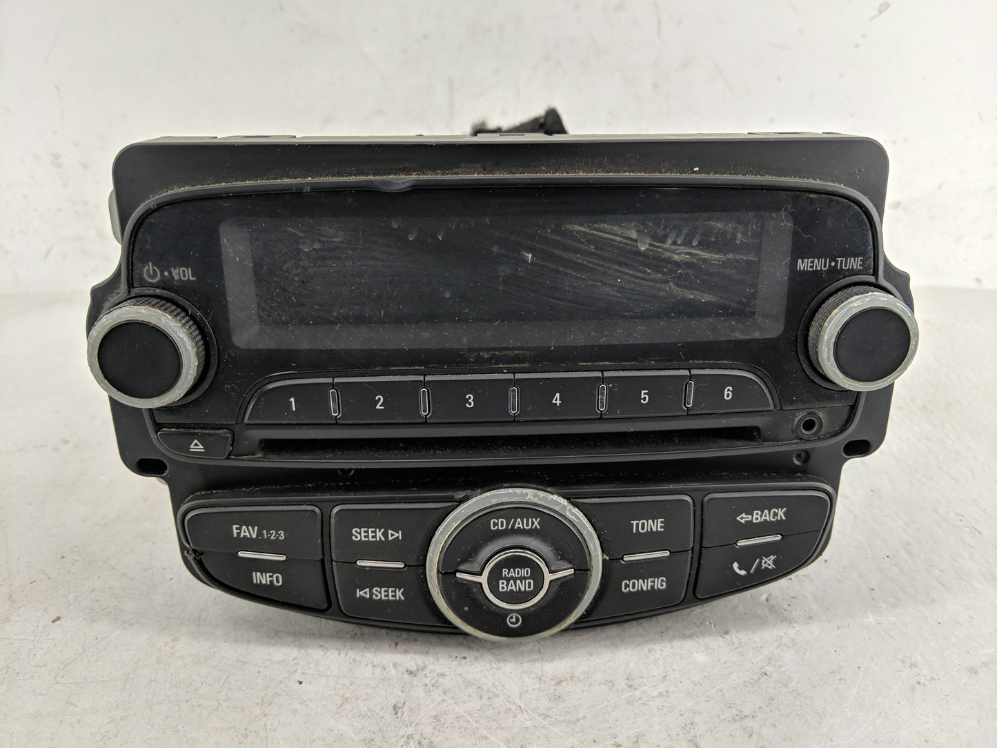 2013 Chevrolet Sonic Radio AM FM Cd Player Receiver Replacement P/N:95242290 Fits OEM Used Auto Parts - Oemusedautoparts1.co