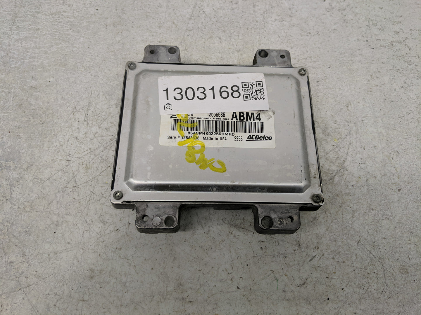 2012-2016 Chevrolet Sonic PCM Engine Control Computer ECU ECM PCU OEM P/N:12655586 Fits Fits 2011 2012 2013 2014 2015 2016 O