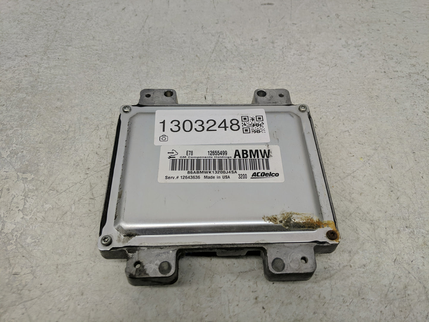 2012-2016 Chevrolet Sonic PCM Engine Control Computer ECU ECM PCU OEM P/N:12655499 Fits Fits 2011 2012 2013 2014 2015 2016 O
