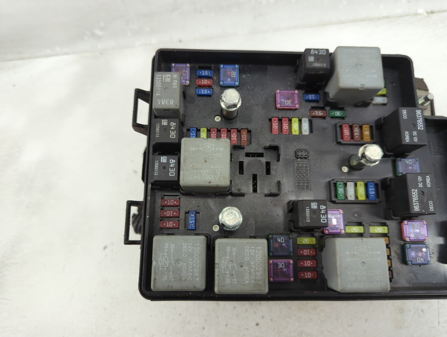 2014-2016 Chevrolet Sonic Fusebox Fuse Box Panel Relay Module P/N:95092983 95092982, 95315649 Fits Fits 2014 2015 2016 OEM U